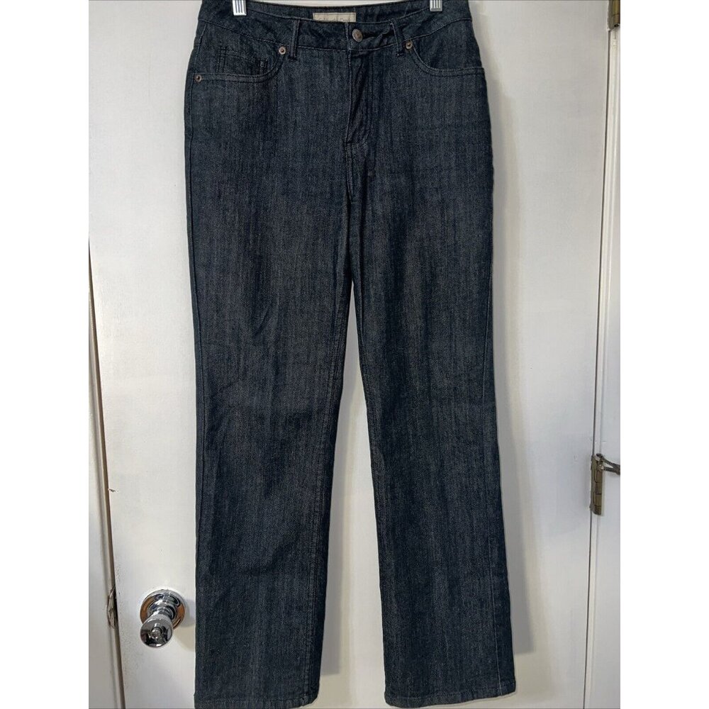 Coldwater Creek Women's ‎ Jeans Size P6 Straight Legs Black